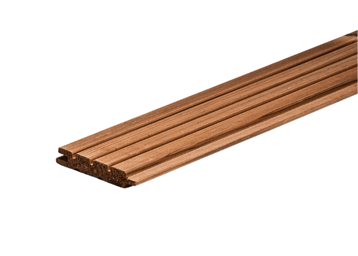 Thermowood W Interior 3D 90-15 4 Pastillas madera Natural 0.090m X 0.015m X 3.9m