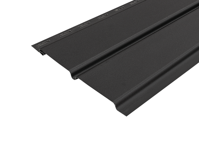 Cieloraso Alero Solido Pvc Black 0.24m X 3.66m