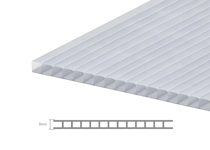 Lam Alveo Pc 8mm Gris Polishade 2.10m X 11.80m
