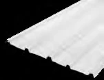 Teja Ecoroof 37 UPVC 2.5mm Blanco 1.07m X 11.80m