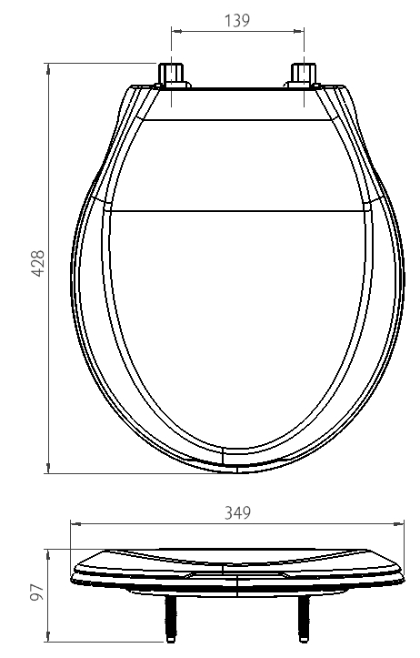 ASIENTO REDONDO CIERRE LENTO