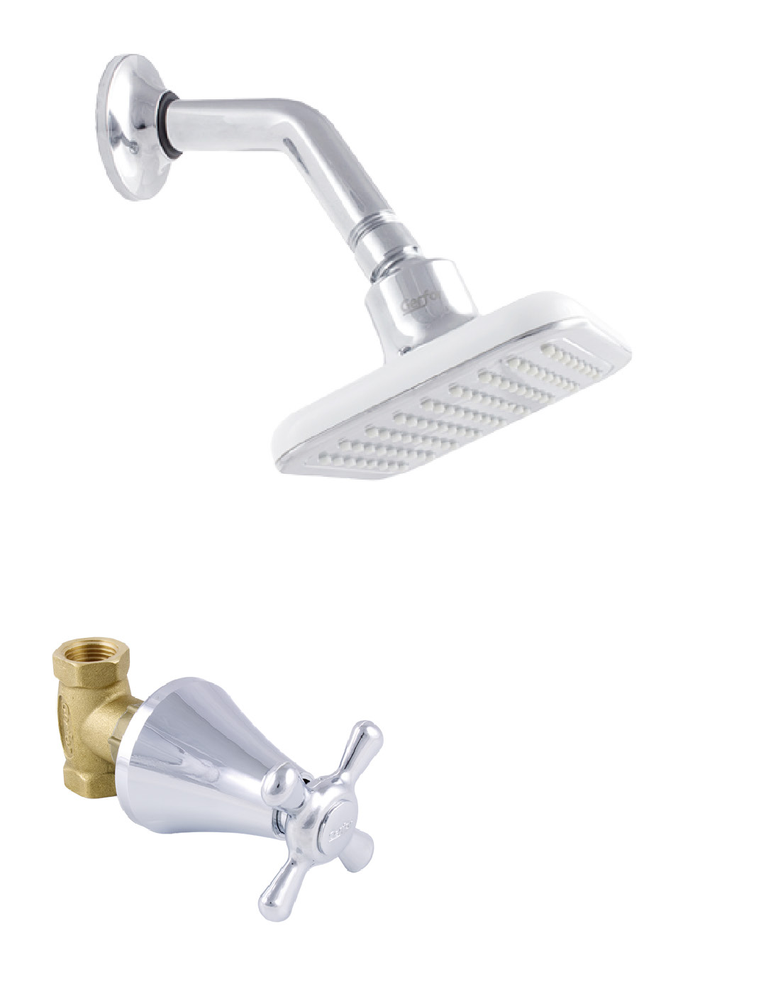 CONJUNTO REGISTRO DUCHA ANTIUS