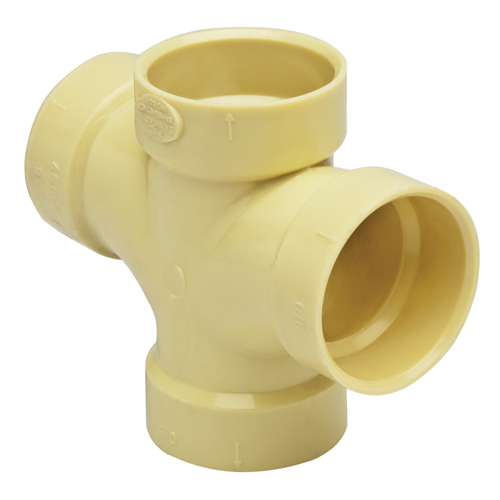 Tees sanitarias dobles reducidas