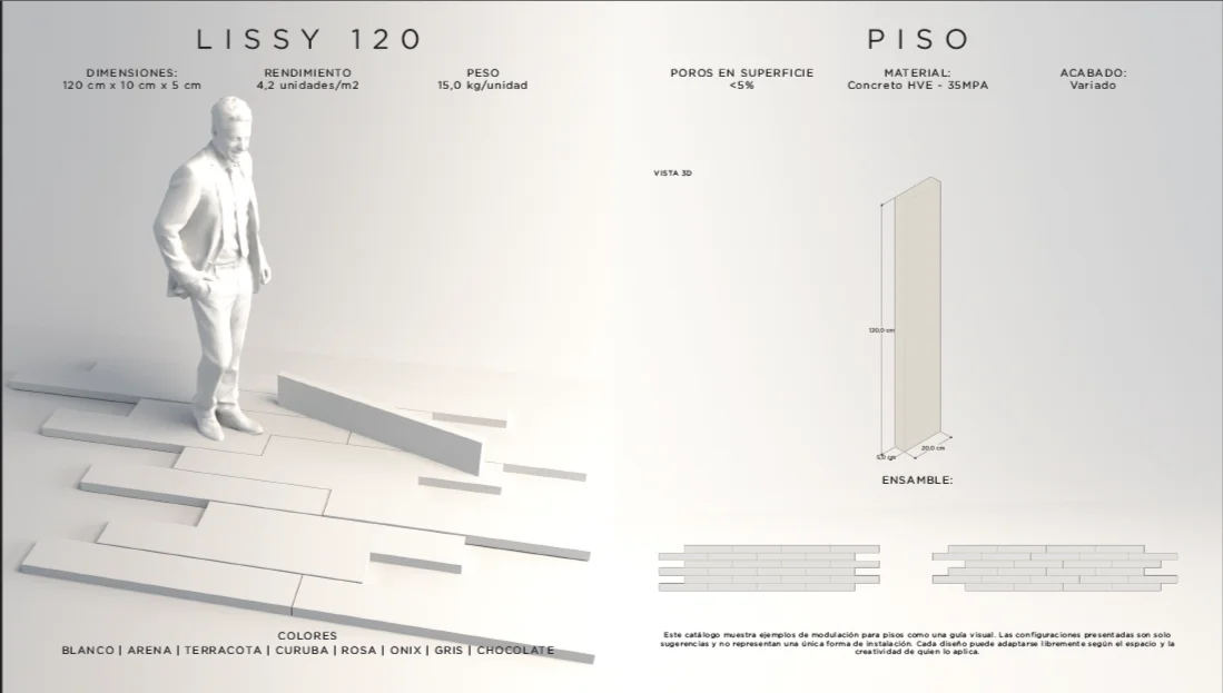 Pieza Lissy 120