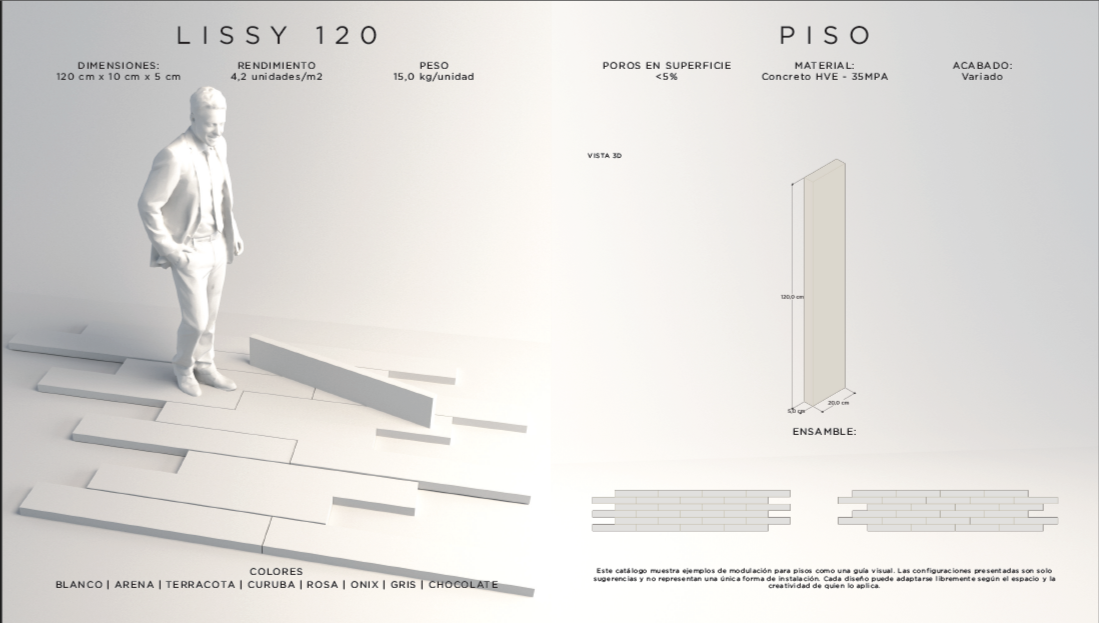 Piso Lissy 120