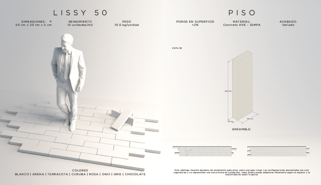 Piso Lissy 50