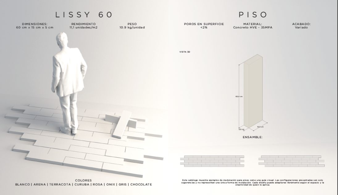 Piso Lissy 60