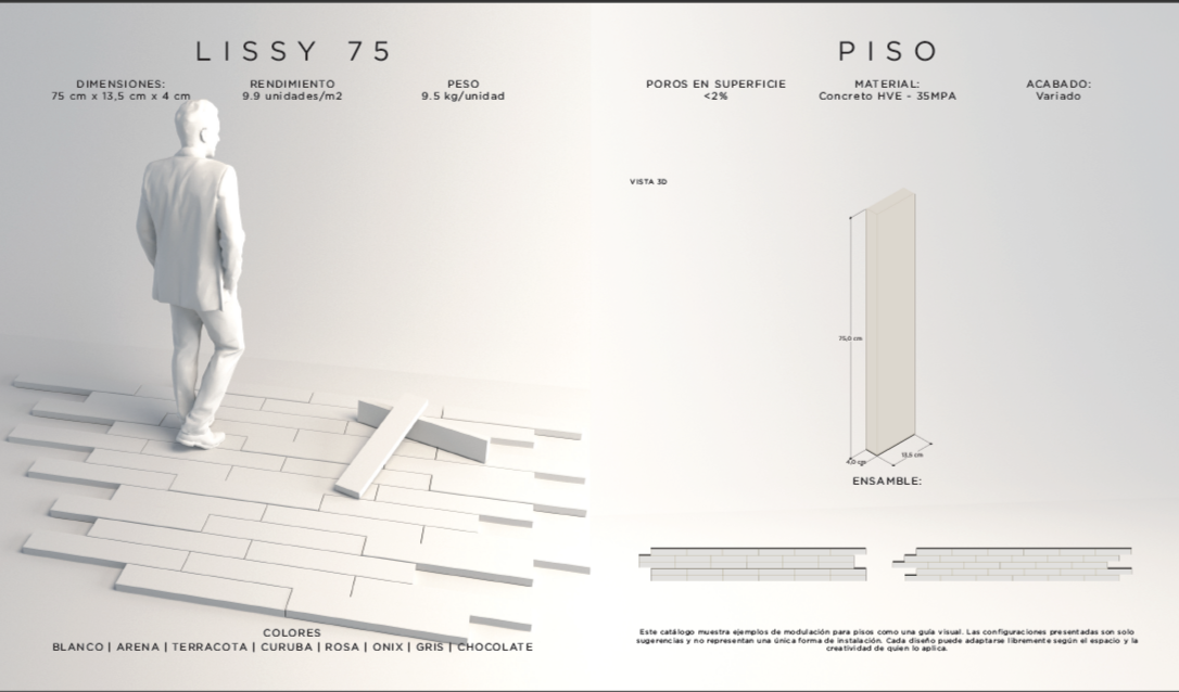 Piso Lissy 75