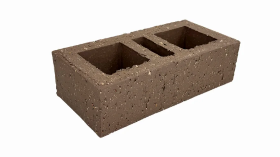 Bloque divisorio de arcilla